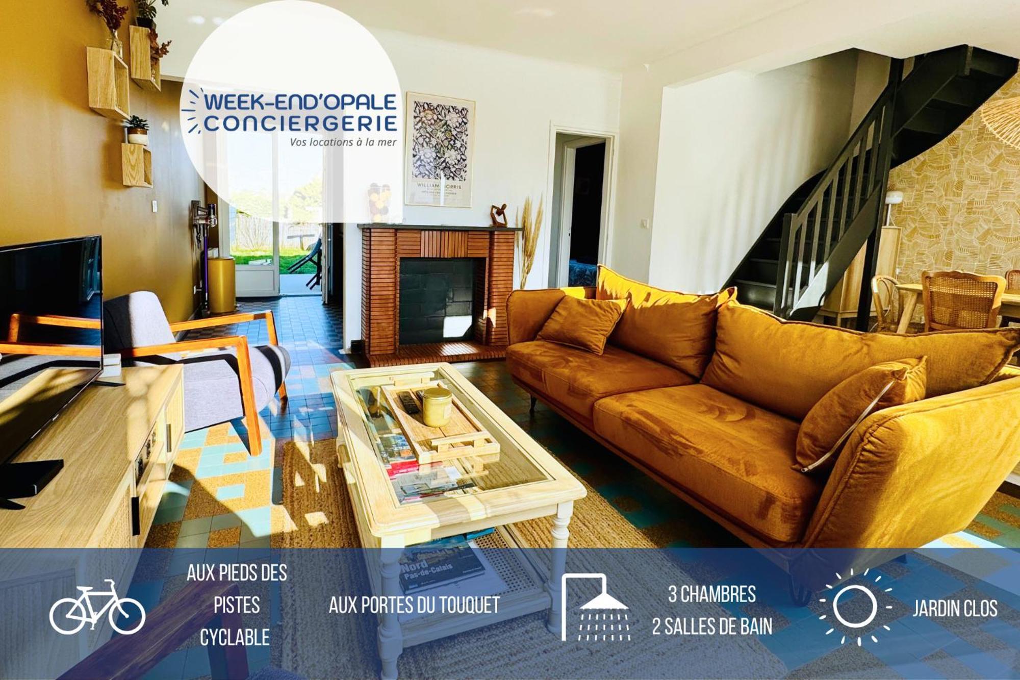 Jolie Maison A 2 Pas De La Foret Du Touquet Cucq Luaran gambar